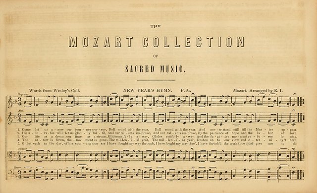 The Mozart Collection of Sacred Music: containing melodies, chorals, anthems and chants, harmonized in four parts; together with the celebrated Christus and Miserere by ZIngarelli page 63