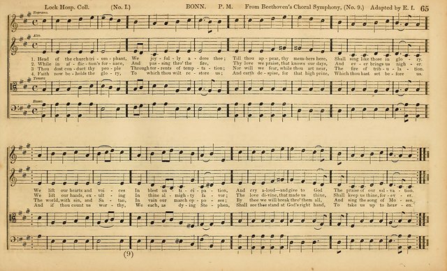 The Mozart Collection of Sacred Music: containing melodies, chorals, anthems and chants, harmonized in four parts; together with the celebrated Christus and Miserere by ZIngarelli page 65