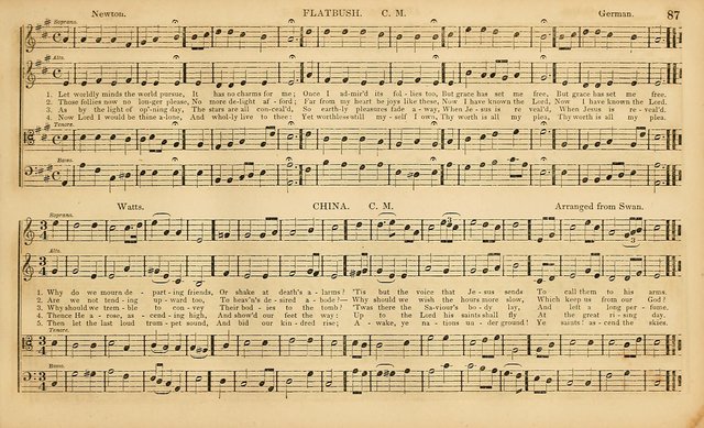 The Mozart Collection of Sacred Music: containing melodies, chorals, anthems and chants, harmonized in four parts; together with the celebrated Christus and Miserere by ZIngarelli page 87