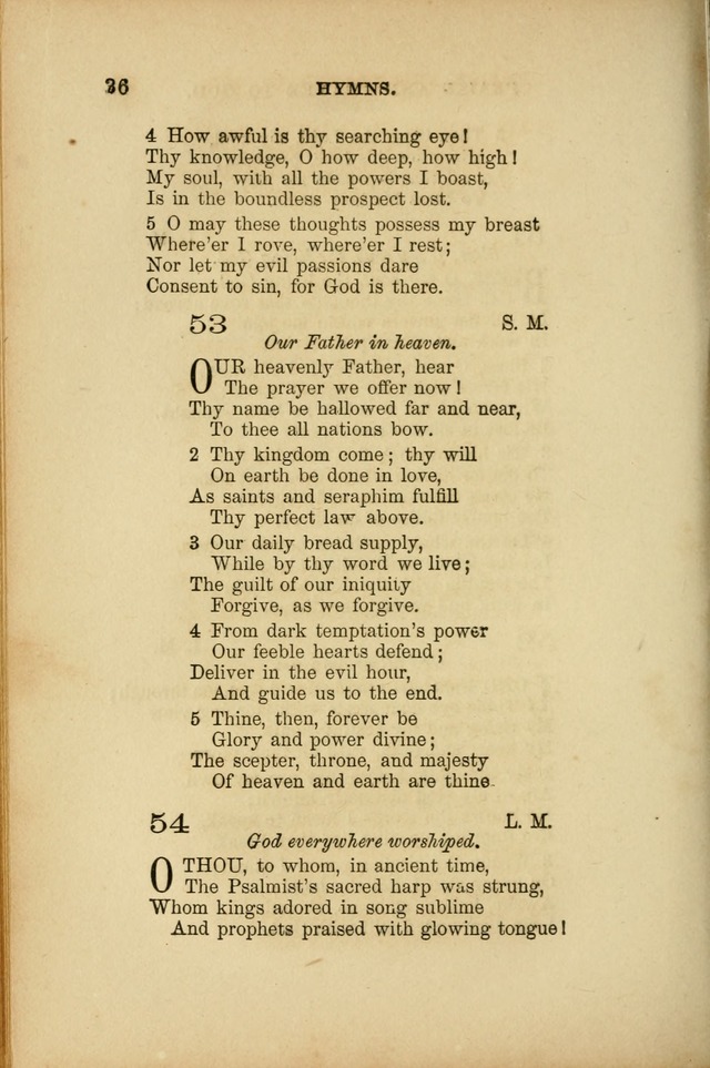 A Manual of Devotion and Hymns for the House of Refuge, City of New York page 110