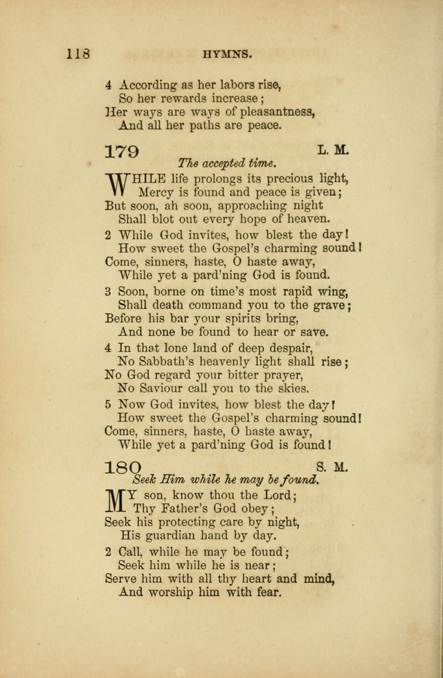 A Manual of Devotion and Hymns for the House of Refuge, City of New York page 194