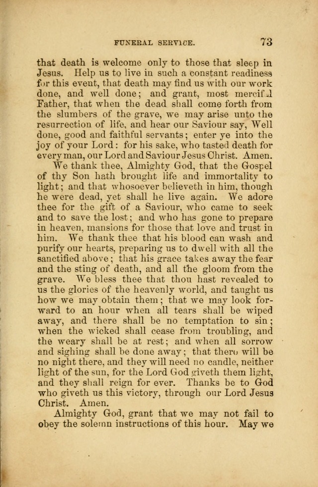 A Manual of Devotion and Hymns for the House of Refuge, City of New York page 73