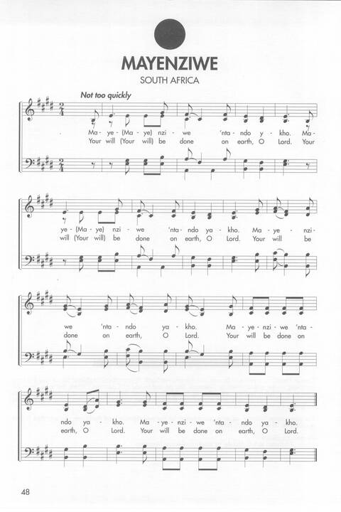 Many and Great: songs of the world church (Vol 1) page 48