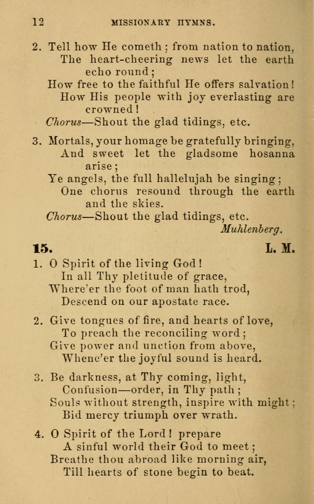 Missionary Hymns page 12