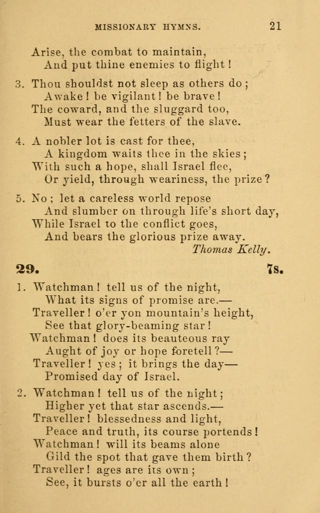 Missionary Hymns page 21