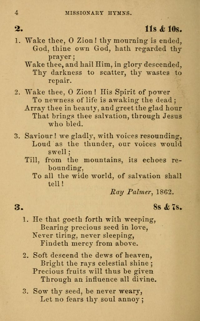 Missionary Hymns page 4