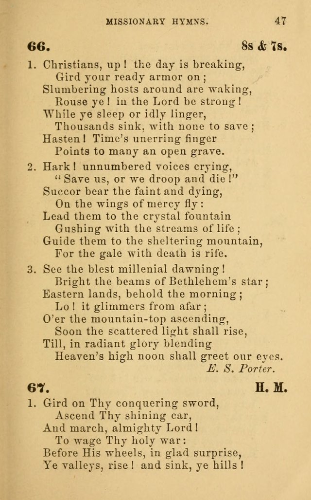 Missionary Hymns page 47