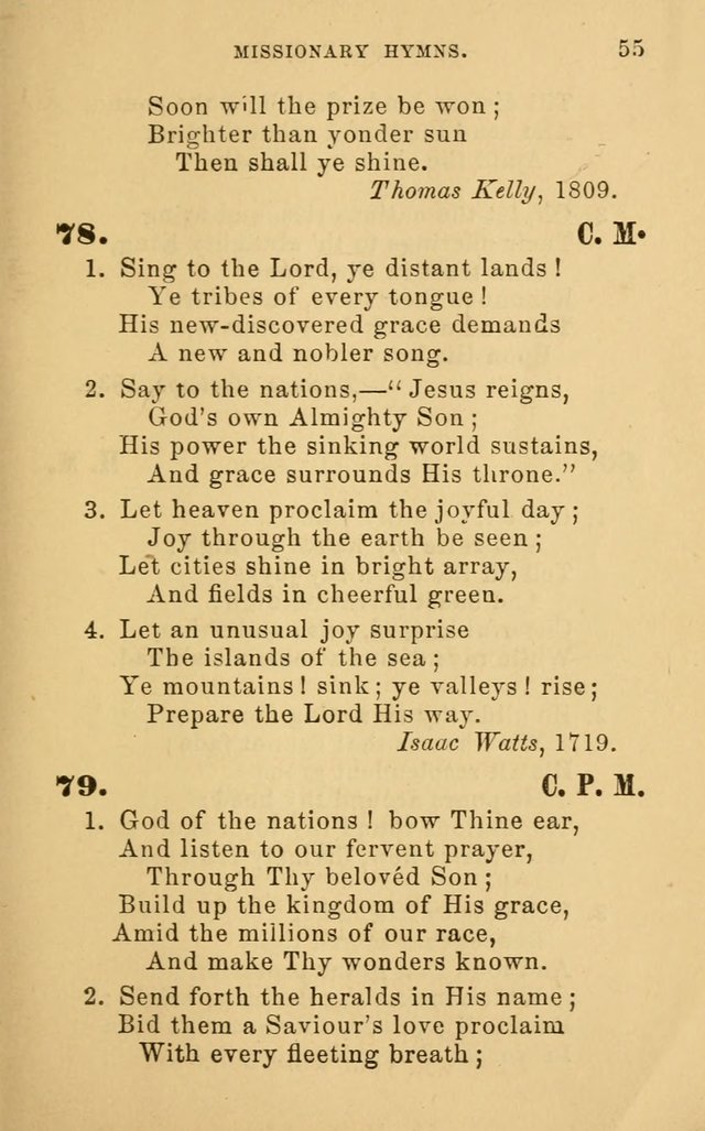 Missionary Hymns page 55
