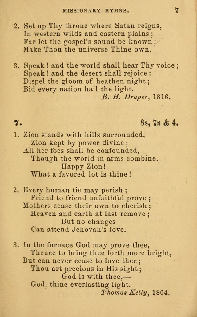 Missionary Hymns page 7