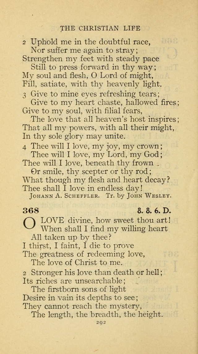 The Methodist Hymnal (Text only edition) page 292