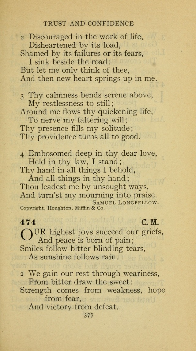 The Methodist Hymnal (Text only edition) page 377