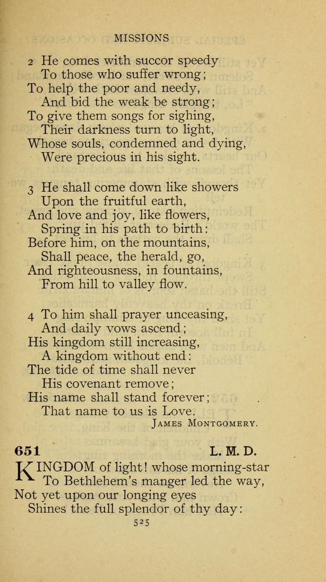 The Methodist Hymnal (Text only edition) page 525