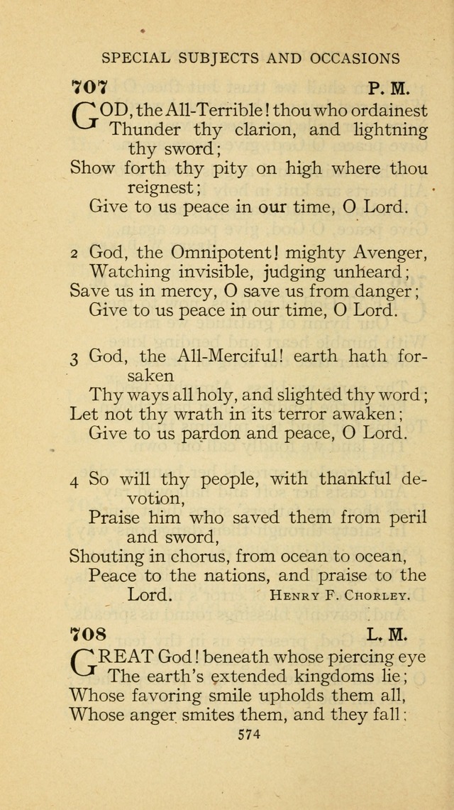 The Methodist Hymnal (Text only edition) page 574