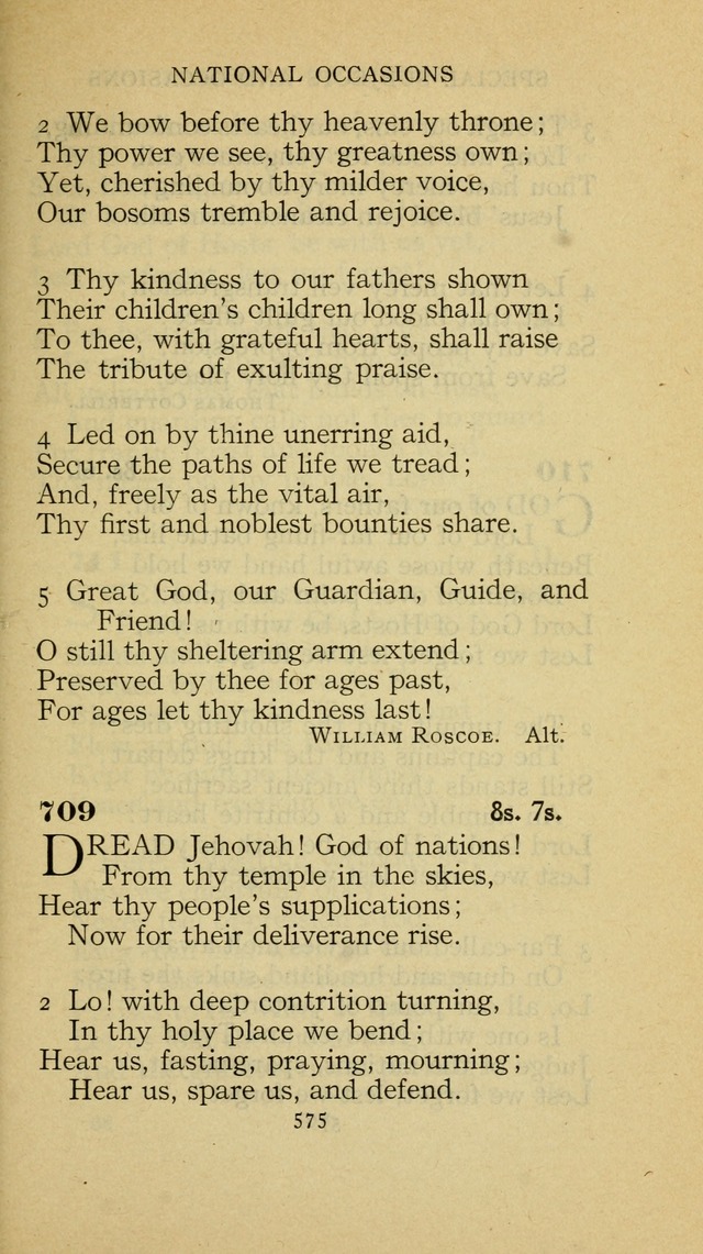 The Methodist Hymnal (Text only edition) page 575