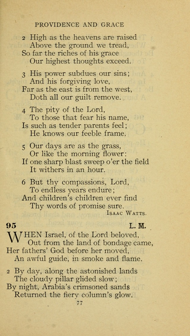 The Methodist Hymnal (Text only edition) page 77