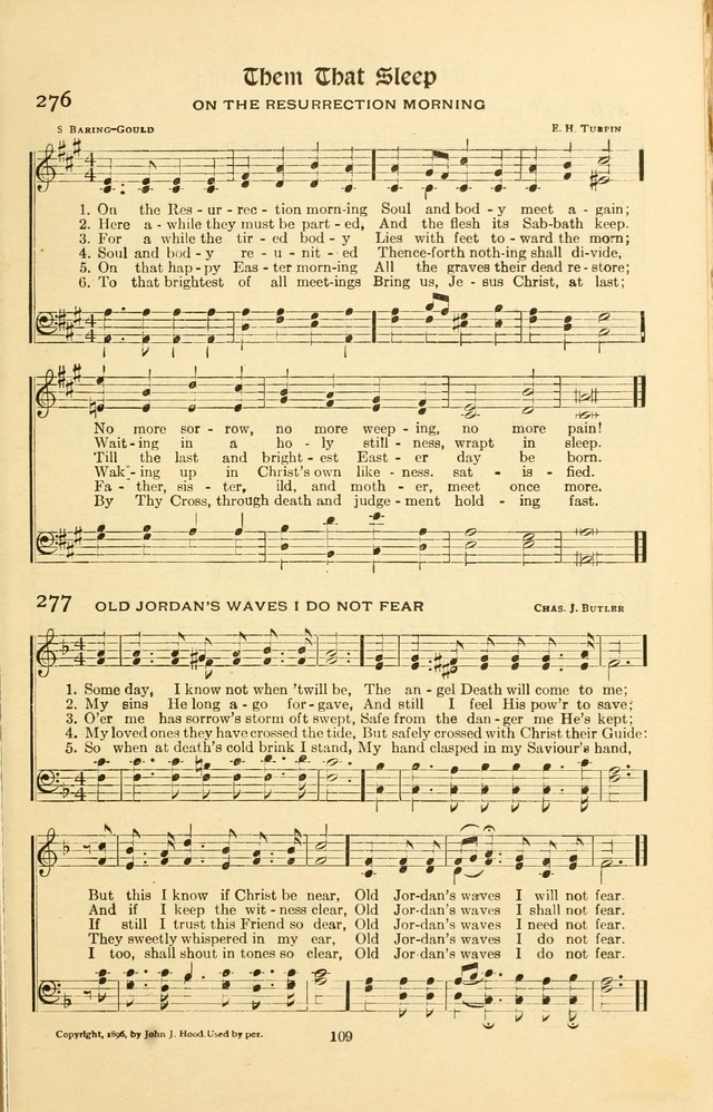 Montreat Hymns: psalms and gospel songs with responsive scripture readings page 109