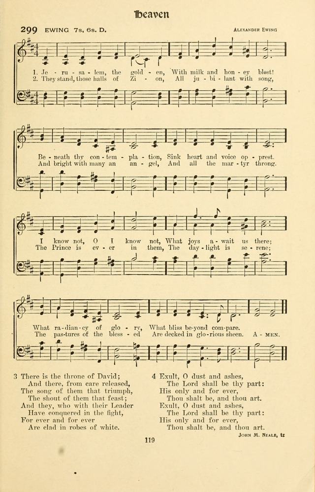 Montreat Hymns: psalms and gospel songs with responsive scripture readings page 119