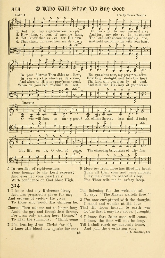 Montreat Hymns: psalms and gospel songs with responsive scripture readings page 131