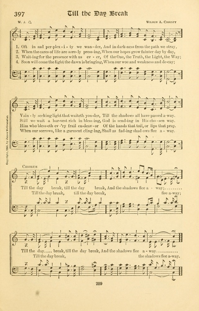 Montreat Hymns: psalms and gospel songs with responsive scripture readings page 209