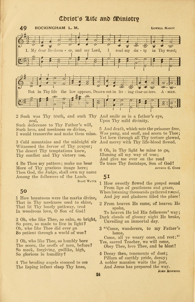 Montreat Hymns: psalms and gospel songs with responsive scripture readings page 24
