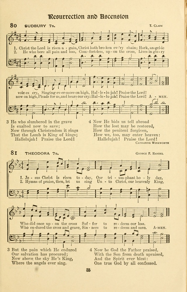 Montreat Hymns: psalms and gospel songs with responsive scripture readings page 35