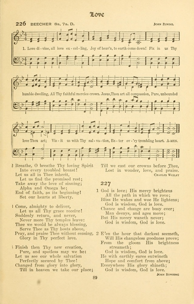 Montreat Hymns: psalms and gospel songs with responsive scripture readings page 89