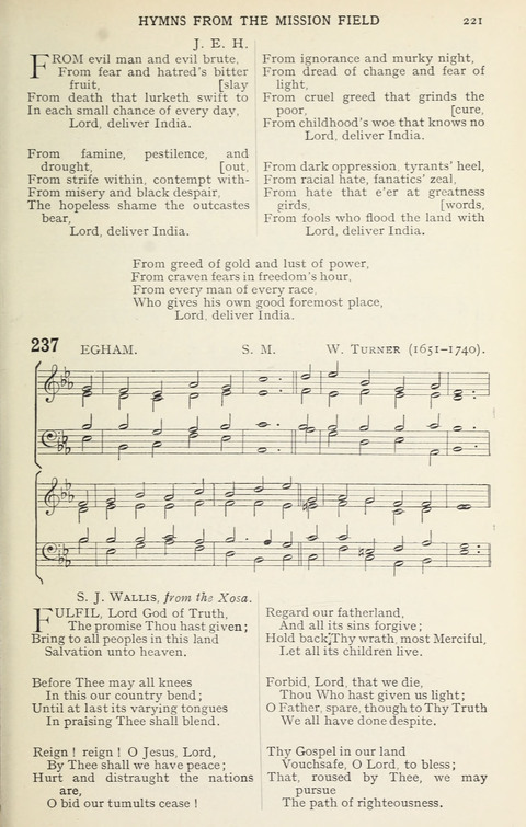 A Missionary Hymn Book page 219