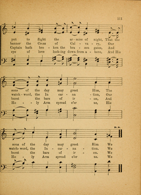 Missionary Hymnal: for the use of junior and juvenile missionary socieites page 111
