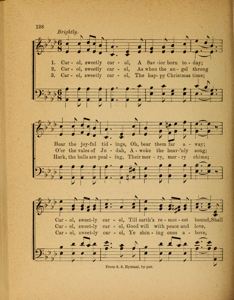 Missionary Hymnal: for the use of junior and juvenile missionary socieites page 128