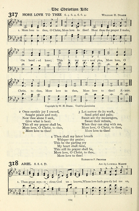 The Methodist Hymnal: Official hymnal of the methodist episcopal church and the methodist episcopal church, south page 224