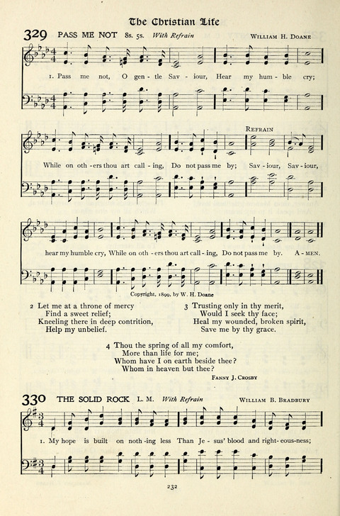 The Methodist Hymnal: Official hymnal of the methodist episcopal church and the methodist episcopal church, south page 232