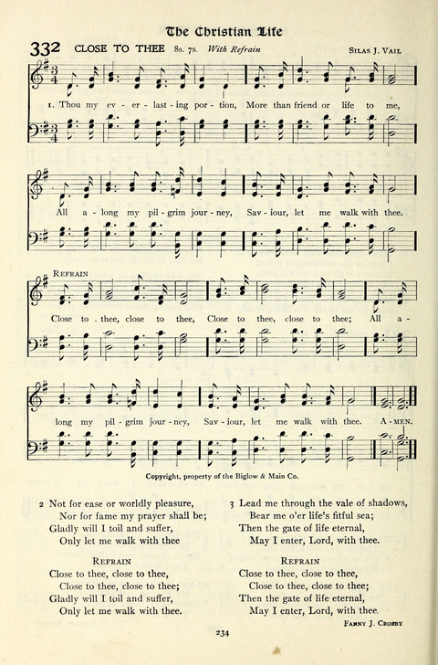 The Methodist Hymnal: Official hymnal of the methodist episcopal church and the methodist episcopal church, south page 234