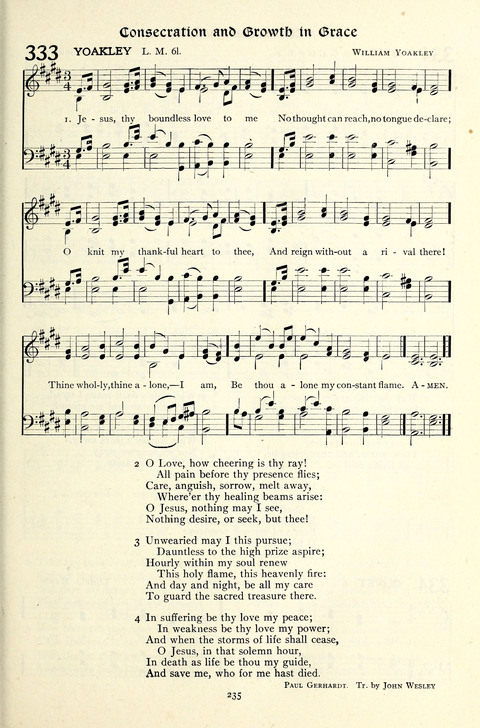 The Methodist Hymnal: Official hymnal of the methodist episcopal church and the methodist episcopal church, south page 235