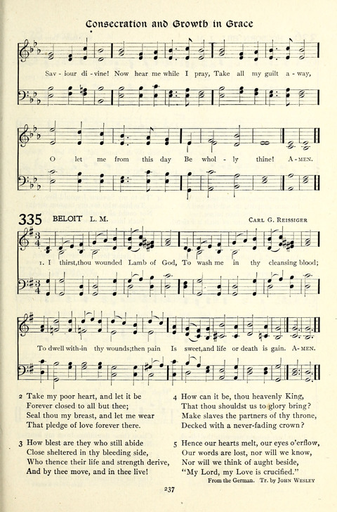 The Methodist Hymnal: Official hymnal of the methodist episcopal church and the methodist episcopal church, south page 237