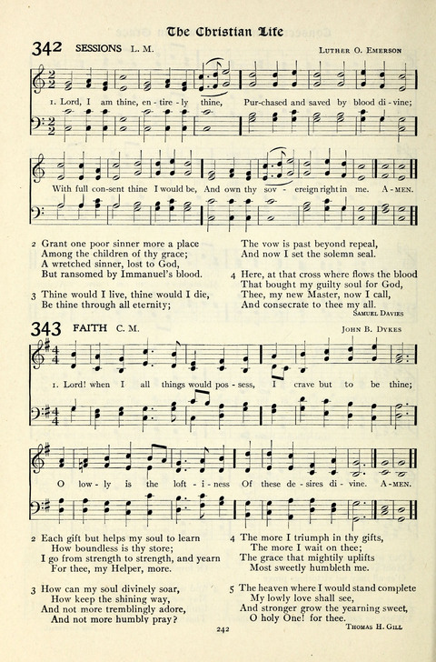 The Methodist Hymnal: Official hymnal of the methodist episcopal church and the methodist episcopal church, south page 242