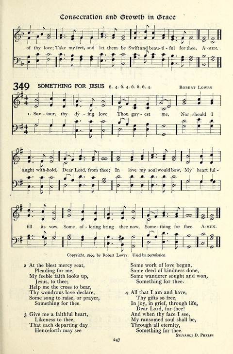 The Methodist Hymnal: Official hymnal of the methodist episcopal church and the methodist episcopal church, south page 247