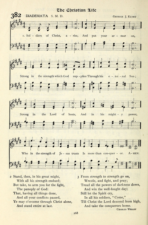 The Methodist Hymnal: Official hymnal of the methodist episcopal church and the methodist episcopal church, south page 268