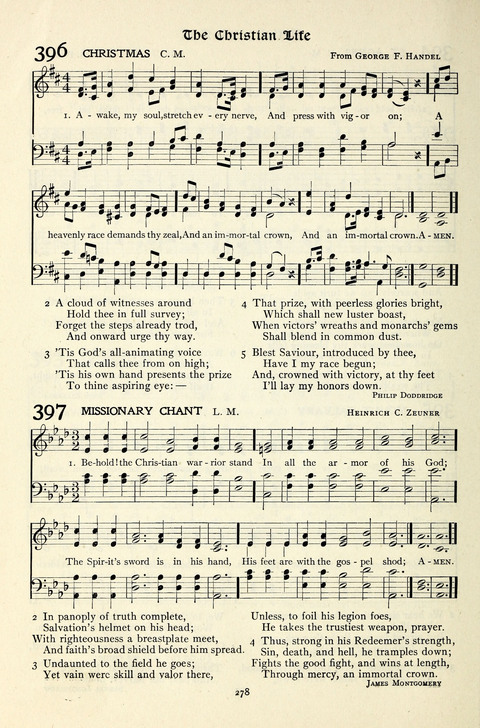 The Methodist Hymnal: Official hymnal of the methodist episcopal church and the methodist episcopal church, south page 278
