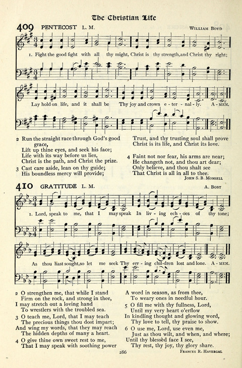 The Methodist Hymnal: Official hymnal of the methodist episcopal church and the methodist episcopal church, south page 286