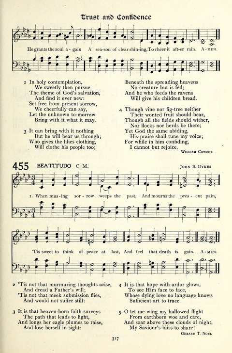 The Methodist Hymnal: Official hymnal of the methodist episcopal church and the methodist episcopal church, south page 317
