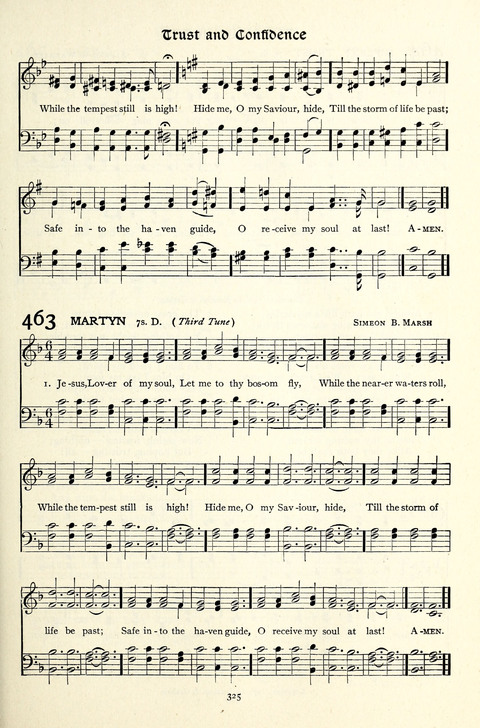 The Methodist Hymnal: Official hymnal of the methodist episcopal church and the methodist episcopal church, south page 325