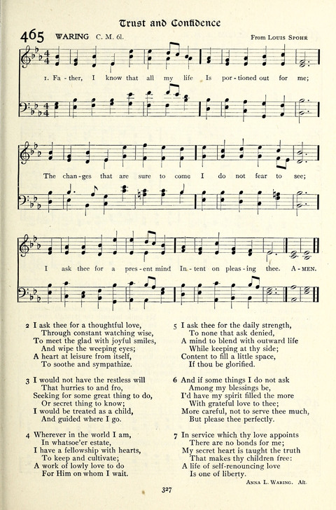 The Methodist Hymnal: Official hymnal of the methodist episcopal church and the methodist episcopal church, south page 327