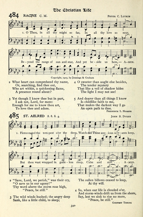 The Methodist Hymnal: Official hymnal of the methodist episcopal church and the methodist episcopal church, south page 340