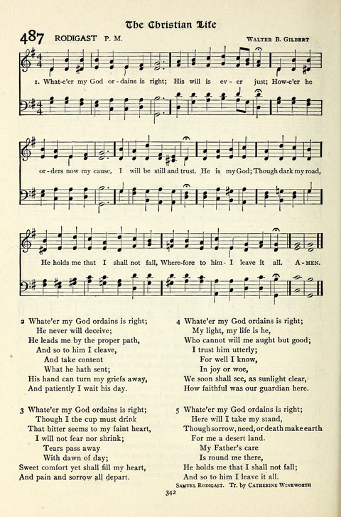 The Methodist Hymnal: Official hymnal of the methodist episcopal church and the methodist episcopal church, south page 342