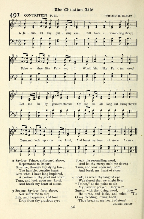 The Methodist Hymnal: Official hymnal of the methodist episcopal church and the methodist episcopal church, south page 346