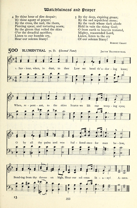 The Methodist Hymnal: Official hymnal of the methodist episcopal church and the methodist episcopal church, south page 353