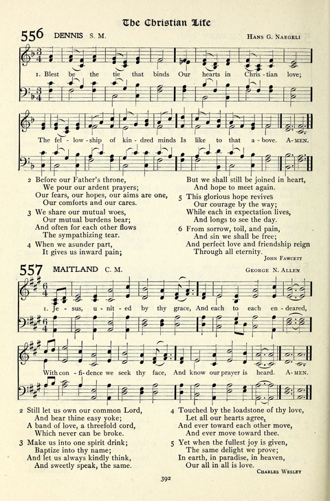 The Methodist Hymnal: Official hymnal of the methodist episcopal church and the methodist episcopal church, south page 392