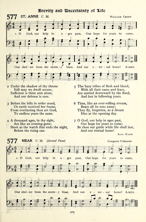 The Methodist Hymnal: Official hymnal of the methodist episcopal church and the methodist episcopal church, south page 405
