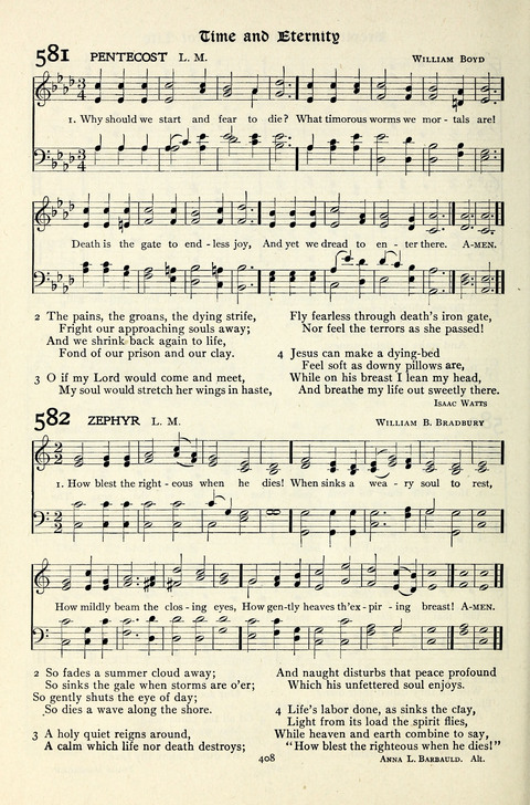 The Methodist Hymnal: Official hymnal of the methodist episcopal church and the methodist episcopal church, south page 408
