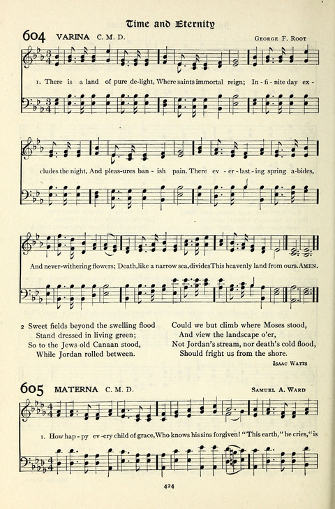 The Methodist Hymnal: Official hymnal of the methodist episcopal church and the methodist episcopal church, south page 424
